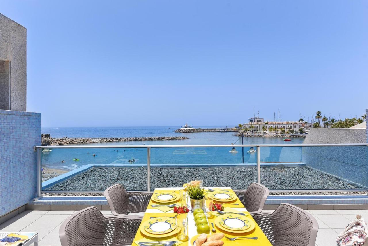 Luxury Beachfront Mogan Puerto De Mogan Ngoại thất bức ảnh